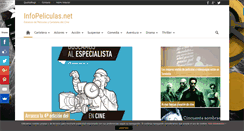 Desktop Screenshot of infopeliculas.net